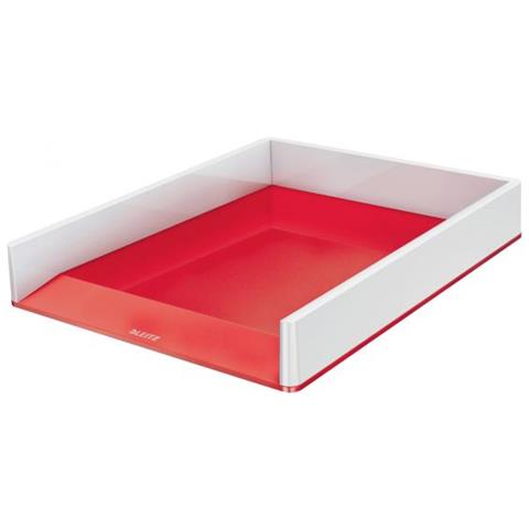 Leitz Wow Scatola Per La Conservazione Di Documenti Polistirene (ps) Rosso, Bianco - Foto 1