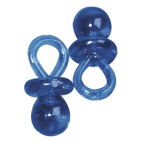 Rayher - Ciuccio In Plastica Blu 2cm 10 Pezzi - Foto 1