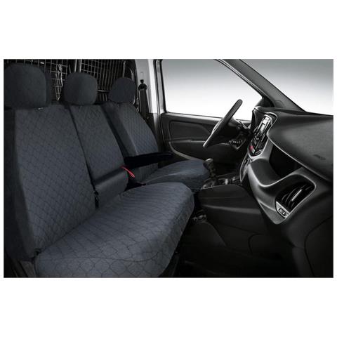 Coprisedili Per Furgoni Tg. Sp26 Tess. Cotone Trapuntato Antracite - Foto 1