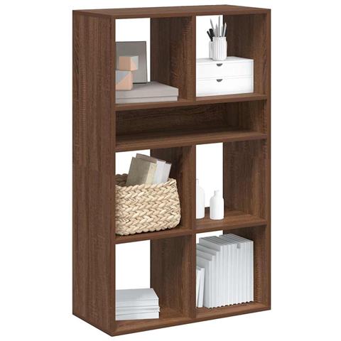 Libreria Rovere Marrone 66x31x112 Cm In Legno Multistrato - Foto 1