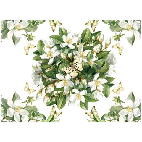 Tovaglia Copritavolo Cucina 100% Cotone Digitale Disegno Jasmin 150x250 Jasmin - Foto 2