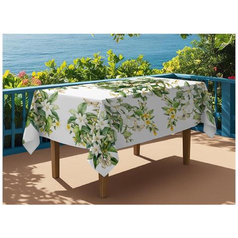 Tovaglia Copritavolo Cucina 100% Cotone Digitale Disegno Jasmin 150x250 Jasmin - Foto 1