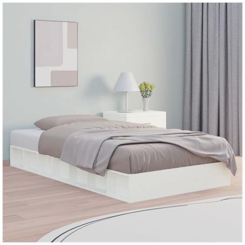 Giroletto Bianco 140x190 Cm In Legno Massello - Foto 8