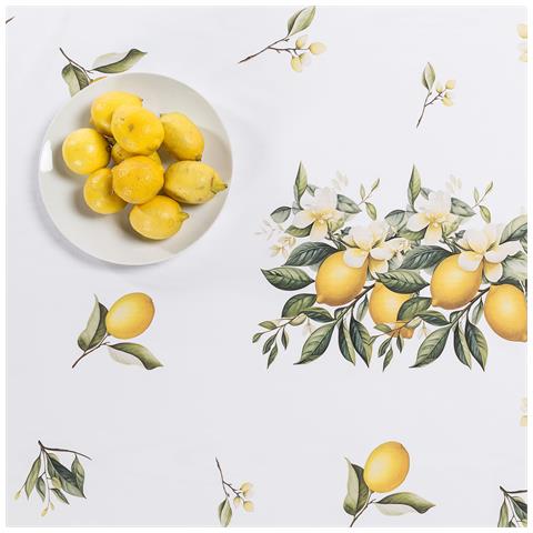 Tovaglia Da Tavola Cm 150x280 Sorrento In Cotone Colore Neutro Misura Cm 150x240 - Foto 3