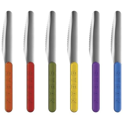 Set 6 coltelli da cucina Pointless Multicolore - Foto 1