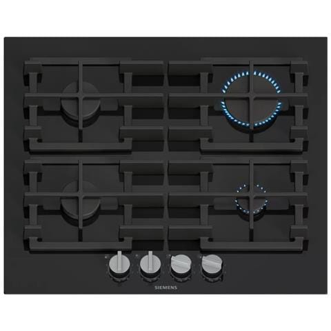 Piano Cottura A Gas Da 60 Cm Con 4 Fuochi, 8000 W, Nero - Ep6a6pi40 - Foto 1