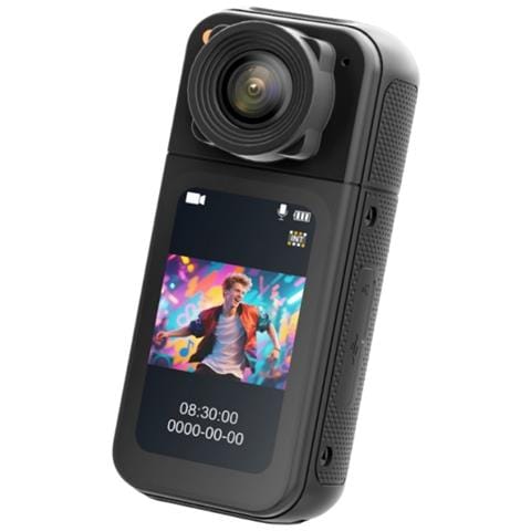 Mini Videocamera Sportiva Portatile Per Bici Da Esterno Con Registrazione Hd 1080p E Design Magnetico Black - Foto 1