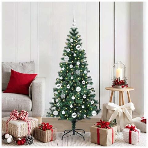 Albero di Natale artificiale con luci integrate Verde 150 cm - Foto 2