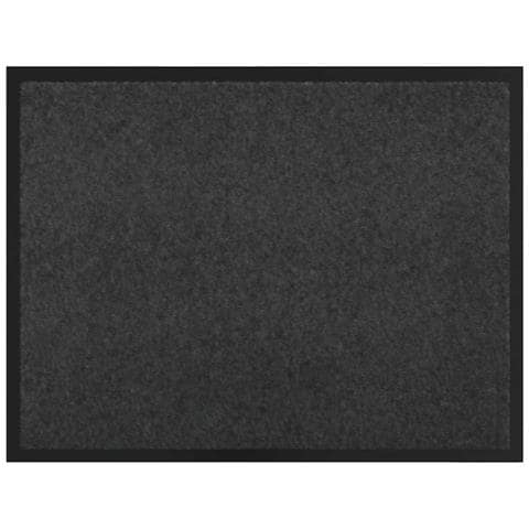 Tappetino Antracite 60 x 40 x 1.2 cm Tessuto Teddy - Foto 1
