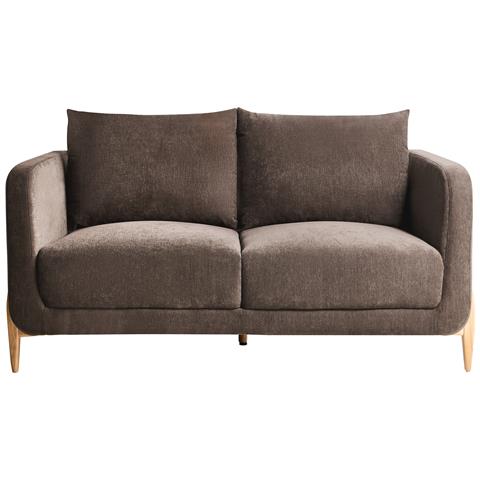 Divano 2 Posti Gimo Ciniglia Marrone Scuro - Foto 2