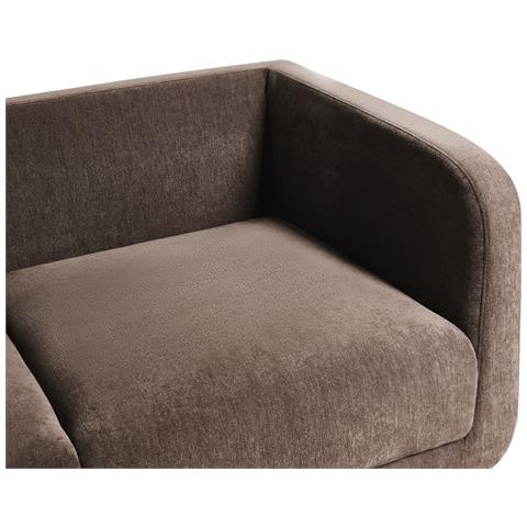 Divano 2 Posti Gimo Ciniglia Marrone Scuro - Foto 8