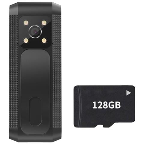 Action Camera Sportiva 2k Con Scheda Di Memoria Da 128gb - Montaggio Su Bici E Pettorale - Foto 1