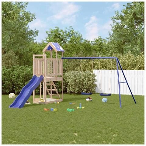 Set da Gioco da Esterno in Legno Massello di Pino - Foto 2