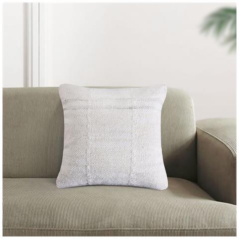 Miranda - Cuscino In Lana Avorio Con Decoro 45 X 45 - Foto 1
