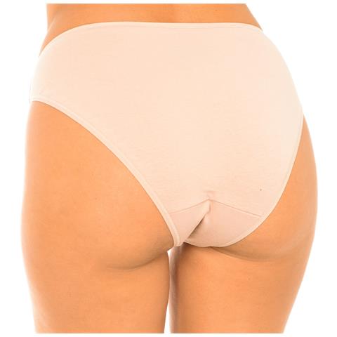 Pack-2 Mutandine Perfect Comfort In Cotone Elastico P0a8s Da Donna, Design Comodo E Adattabile Per Donna - Foto 2