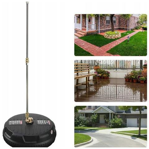 Set Di Accessori Per Idropulitrice - Spazzola T-racer 15"", Lancia 1/4"" Con 5 Ugelli, Schiumogeno 1000ml | Alta Pressione, Compatibile Con - Foto 8