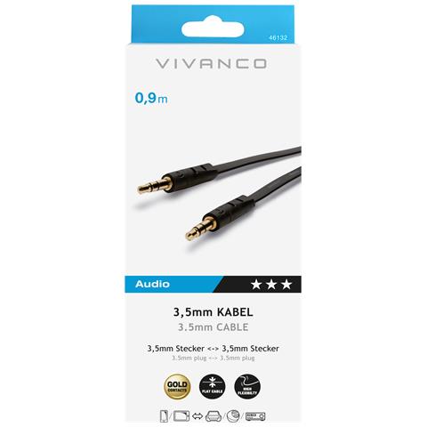 46/10 09FG cavo audio 0,9 m 3.5mm Nero - Foto 2