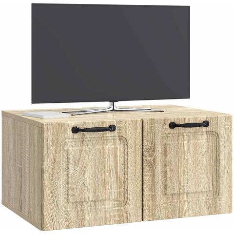 Mobile Porta TV da Muro Rovere Sonoma 59,5 x 41 x 30 cm - Foto 2