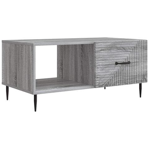 Tavolino da salotto Grigio Sonoma 90 x 50 x 40 cm - Foto 1