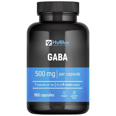 GABA Acido Gamma Amminobutirrico 500 mg 180 Capsule | Integratore per Calma Mentale e Gestione dello Stress | Supporto al Relax Notturno | 100% Vegano, Senza Glutine e Senza Lattosio | Scorta 6 Mesi - Foto 4