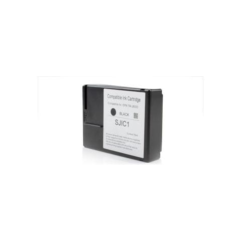 Cartuccia Sjic1bk Nera Compatibile Per Epson Tm-j8000 C33s020175 70ml Black Dye - Foto 1