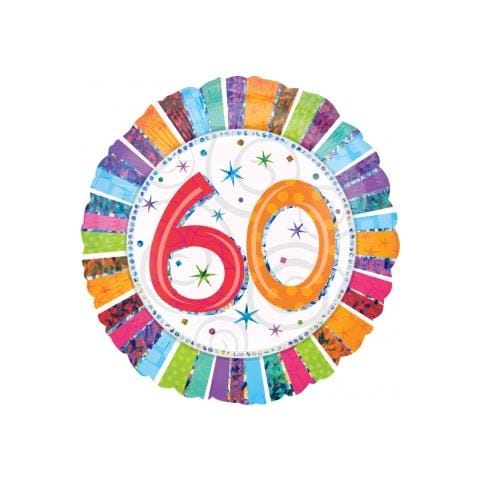 Palloncino In Alluminio Per I 60 Anni Taglia Unica - Foto 1