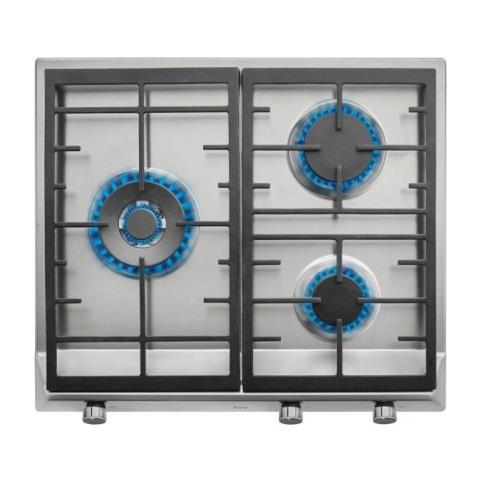 Piano Cottura EX 60 1 3G AI AL a Gas 3 Fouchi Gas da 58 cm Colore Acciaio Inox - Foto 2