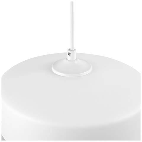 Lampada Da Soffitto Nera In Vetro E Metallo Bianco - Murray - Foto 23