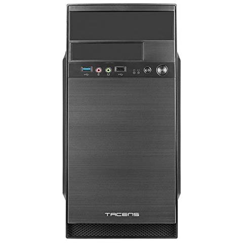 Anima Ac4500, Custodia Per Pc, Mini-tower, Microatx, Finitura Alluminio, Usb 3.0 - Foto 2