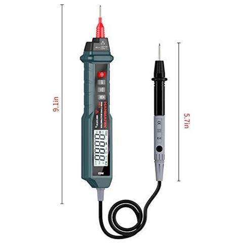 Pen Tipo Multimetro Digitale Tester Elettrico Con Ncv Ac Dc Voltmetro Ohmmetro Resistenza In Diretta Linea Tester Digitale Con Retroilluminazione E La Torcia Elettrica - Foto 2