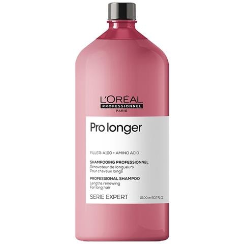 Professionnel, Serie Expert Pro Longer, Riempitivo-a100 + Acido Amminico, Shampoo Per Capelli, Rinnovo Delle Lunghezze, 1500 Ml - Foto 2