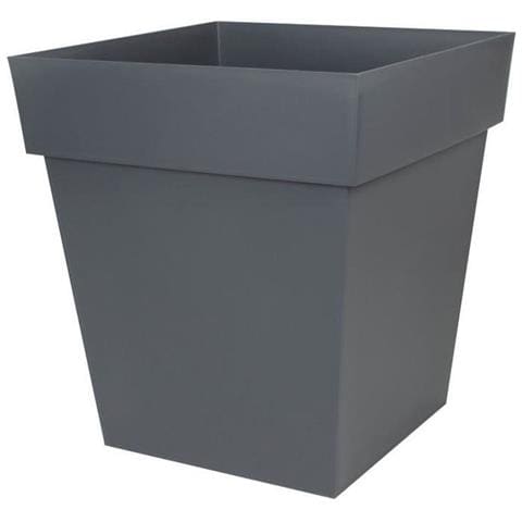 Vaso Quadrato Tuscany - 50 Cm - 87 L - Grigio Antracite - Foto 3