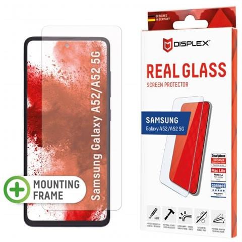 Displex Panzerglas (10h) Fr Samsung Galaxy A52 / a52 5g / a52s 5g - Eco-montagerahmen - Kratzer-resistent - Samsung - Galaxy A52 / a52 5g / a52s 5g - Schlagfest - Kratzresistent - Staubresistent - Transparent - 1 Stck (e) (01389) - Foto 1