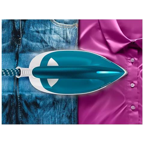 GC6815/20 Ferro da Stiro con Caldaia Potenza 2400 Watt Serbatoio 1,3 Litri SteamGlide Colore Blu/Bianco - Foto 5