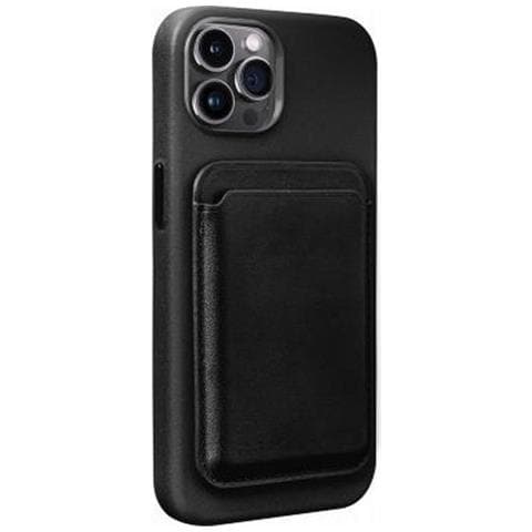 Cover Compatibile Magsafe Per Iphone 14 Pro Max Portacarte Amovibile, Nero - Foto 1