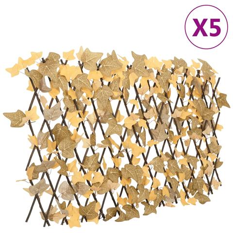 Traliccio Acero Artificiale Espandibile Arancione 5pz 180x60 Cm - Foto 1