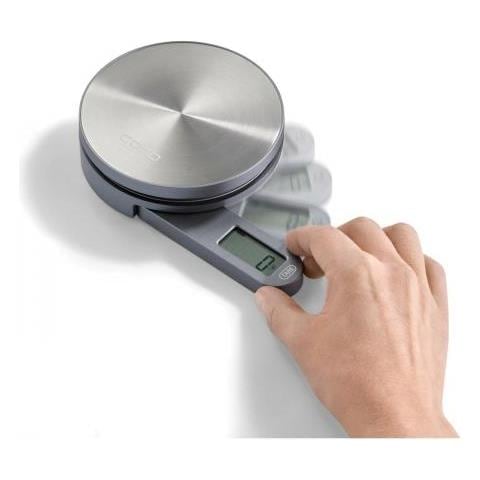 Kitchen Ecomate Argento Superficie Piana Rotondo Bilancia Da Cucina Elettronica - Foto 3