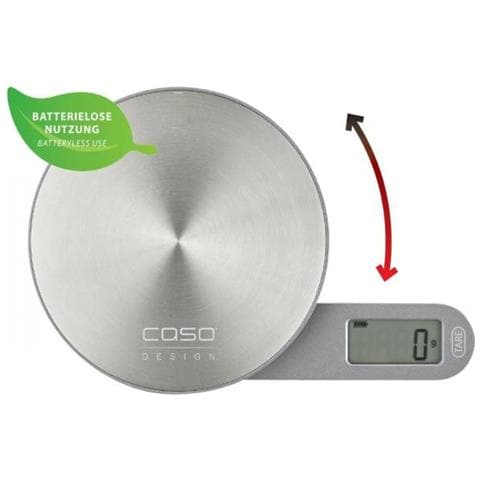 Kitchen Ecomate Argento Superficie Piana Rotondo Bilancia Da Cucina Elettronica - Foto 1