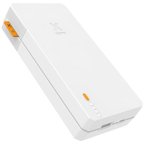 Powerbank 20000mah Usb + Usb-c 15w Design Compatto, Bianco - Foto 1
