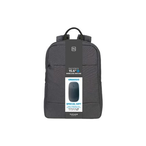 Backpack + Mouse 39,6 cm (15.6") Zaino Grigio - Foto 4