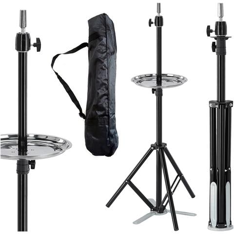 Treppiede Supporto Per Testina Di Pratica Per Parrucchieri Stat-51 Con Vassoio Portautensili Linea Superior - Foto 1