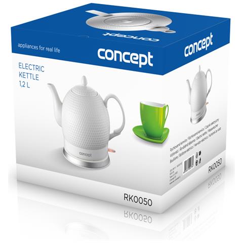 RK0050 bollitore elettrico 1,2 L 1000 W Bianco - Foto 7