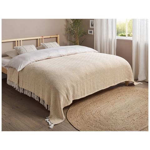 Copriletto Cotone Beige 220 X 240 Cm Toutli - Foto 1