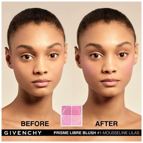 Prisme Libre Blush Poudre Libre 4 Couleurs 2 Taffetas Rosé 4 X 1,12 Gr - Foto 2