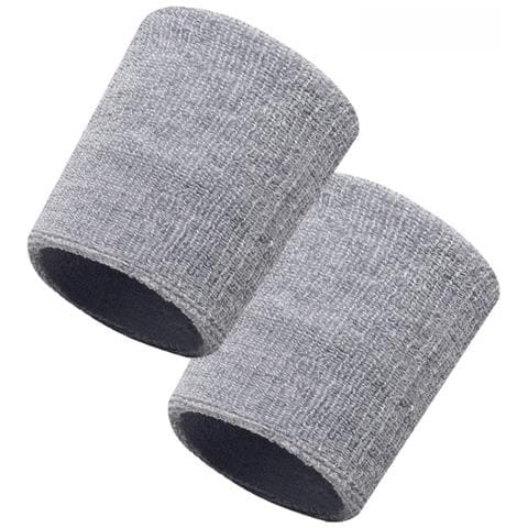 Cinturini Da Polso Braccialetti Sportivi 1 Paio Grey - Foto 1