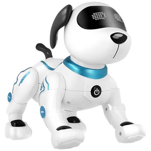 Cane Telecomandato Giocattolo Didattico Interattivo Per Bambini, Bianco - Foto 1