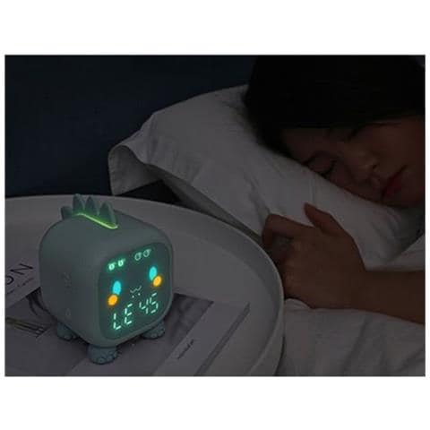 Sveglia Animata Retroilluminata Modello Il Mio Piccolo Dino, Blu - Foto 2