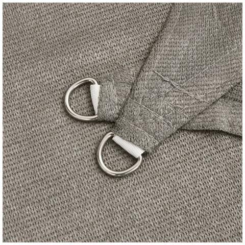 Vela Parasole 160 G /m Rettangolare Grigio Chiaro 2x3,5 M Hdpe - Foto 10