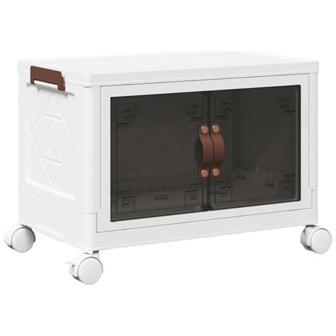 Scatola Portaoggetti Impilabile con Ruote 28 L 48,5x29,5x33 cm - Foto 2