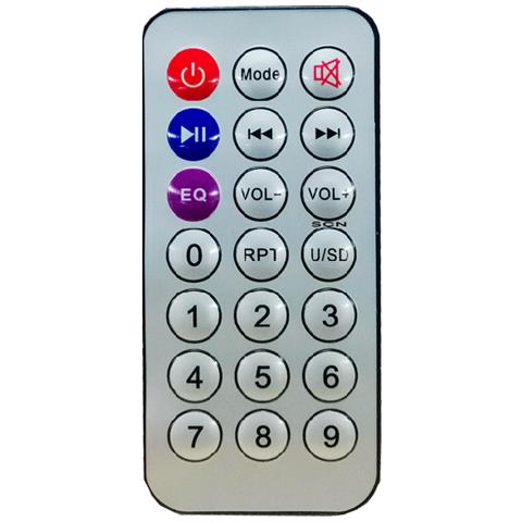 Sistema Audio Mobile 300W LED Bluetooth / USB Colore Nero - Foto 2